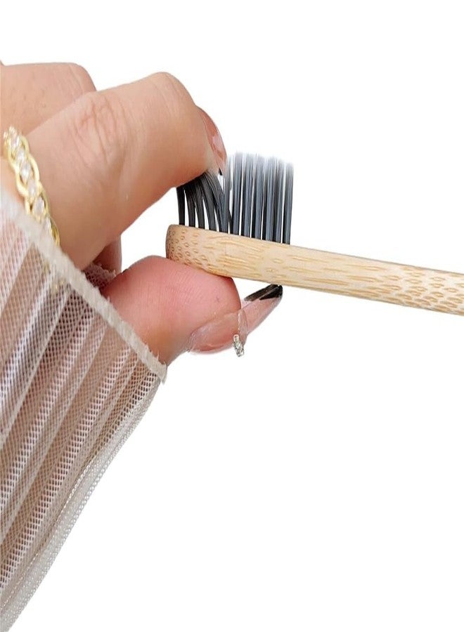 AKKIAGRO Natural Bamboo Toothbrush, [Pack of 4] - Image 2